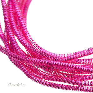 Канитель трунцал 1.5 мм, розовый (KAN4972)