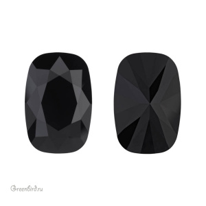 4568 Cushion Fancy Stone 27х18 мм – Jet (#280)
