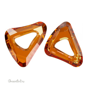 Swarovski 4736 Органик Космик Триангл 20 мм, медный (#001COP), 1 шт.