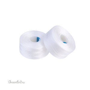 Нитки Superlon Bead Cord, белый (#SLAA-WH)