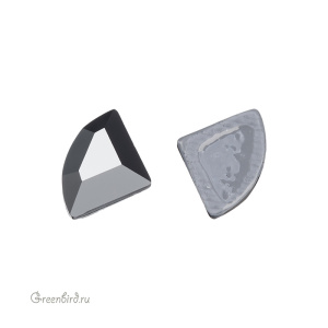 2715 Кристалл горячей фиксации Connector 6 мм – Jet Hematite (#280HEM), M-Foiled, 1шт.