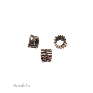 "Реликтовый лес", бусина, ант. бронза, 1 шт (#2645)