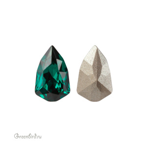 Swarovski 4707 Узкий триллиант 7,8x4,9 мм, изумруд (#205), 1 шт.