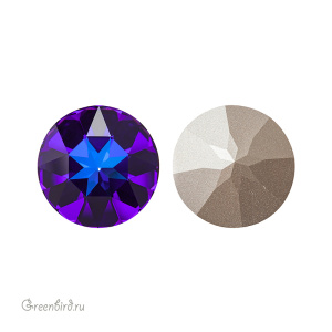 1201 Round Stone 27 мм – Heliotrope (#001HEL)