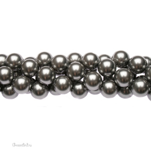 Swarovski 5810 Жемчуг 10 мм, серый (#731), уп. 10 шт.