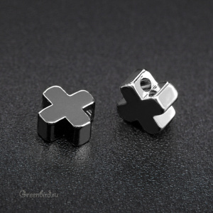 Подвеска "Плюсик", gunmetal, 1 шт. (#SVA-BASE-290T) Подвеска "Плюсик", gunmetal, 1 шт. (#SVA-BASE-290T)