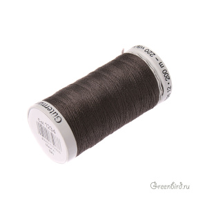 Нить Gutermann для вязания Cotton 12, темно-серый (#1234)
