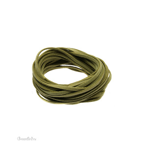 Шнур Ultrasuede 3 мм Olive (OL) Шнур Ultrasuede 3 мм Olive (OL)