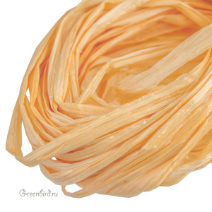 Рафия, 5 мм, желто-оранжевый Matte (#4301) Рафия, 5 мм, желто-оранжевый Matte (#4301)