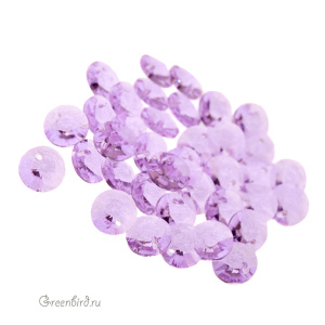 6428 подвеска Mini Disk Pendant 6mm – Violet (#371)