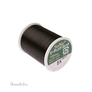 Нить SoNo катушка, черный (SONOBK)