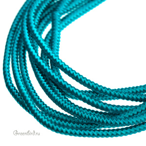 Канитель фигурная "зигзаг" 1.7 мм, темная лазурь (KAN4753)