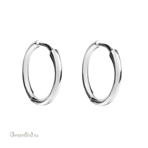 Швензы-кольца "Конго" 20 мм, родий, пара (#SV1701-3050R)