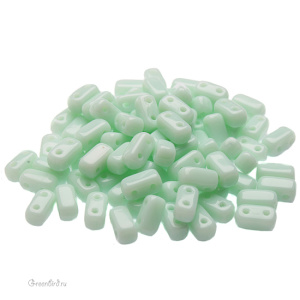 Bricks 3x6mm, Opaque Pale Jade, 10 гр (#63100)