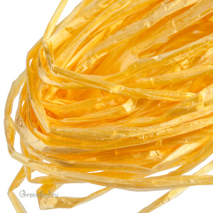 Рафия, 5 мм, ярко-желтый (#4067) Рафия, 5 мм, ярко-желтый (#4067)