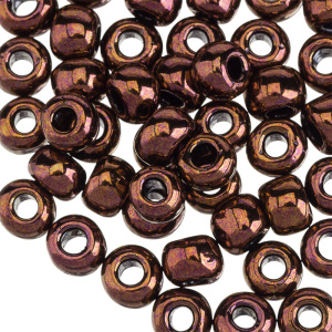 Бисер TOHO Round 3/0 темная бронза (#222), 10 г