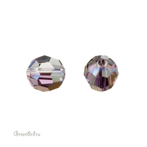 Swarovski 5000 Бусина круглая 6 мм, сиреневая дымка (#001LISH), 1 шт.
