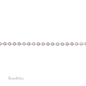 Цепочка 1,8 мм, родий, 10 см (9A001), Корея