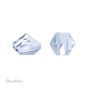 Swarovski 5060 Бусина Шип-Гексагон 7,5 мм, голубая дымка (#001BLSH), 1 шт.