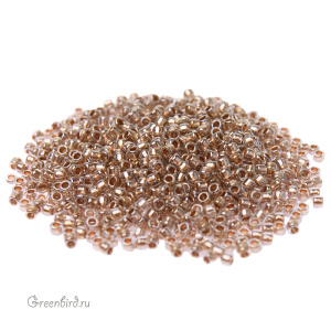 Бисер TOHO Takumi 11/0 внутренняя позолота (#989), 10 г