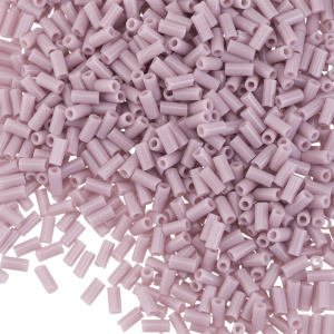 Бисер MIYUKI Bugle 3mm – Opaque Mauve (#410), 10 г