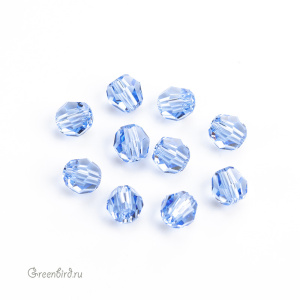 5000 Бусины круглые 4mm – Light Sapphire (#211)