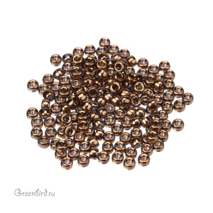 Matubo 8/0, Bronze/Crystal, 5 гр (#B00030)