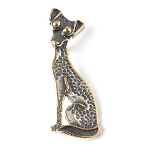 "Кошки и собаки", подвеска, винтаж, 1 шт. (#В0310)
