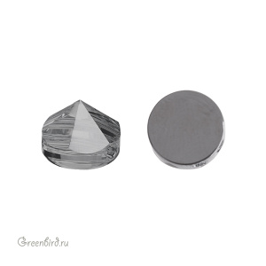 Swarovski 5062 Бусина Шип круглый 7,5 мм, серебряная ночь (#001SINI), 1 шт.