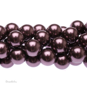 Жемчуг 8 мм #5810 Burgundy (#301) Жемчуг 8 мм #5810 Burgundy (#301)