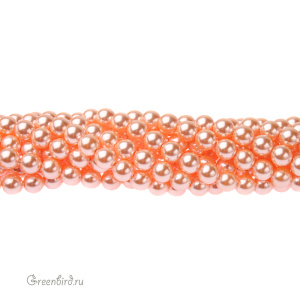 Swarovski 5810 Жемчуг 5 мм, персиковый (#300), уп. 20 шт.