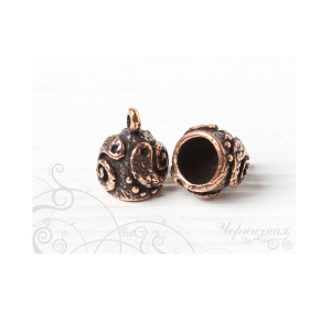 Концевик, ант. бронза, 1 шт. (#2939)