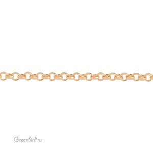 Цепочка 2,1 мм, золото, 10 см (#SVA-Chain-04G)