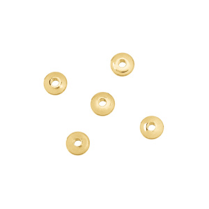 Бусина-разделитель 5 мм, золото, уп.5 шт. (#SV1701-Bead-32G)