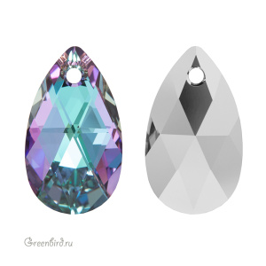 6106 подвеска Pear Shaped 22mm – Vitrail Light (#001VL)