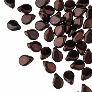 Pip Beads 5x7mm, Jet/Lila Vega Luster, 5 гр (#23980/15726)