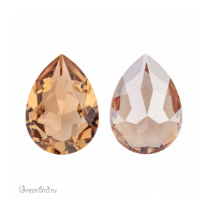 Swarovski 4320 Капля 14х10 мм, светлый колорадский топаз сияющий (#246IGNIT), 1 шт.