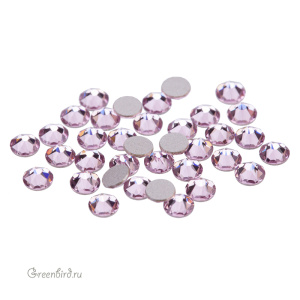 2088 Кристалл холодной фиксации Rose Flatback SS12 – Light Amethyst (#212), уп. 36шт.