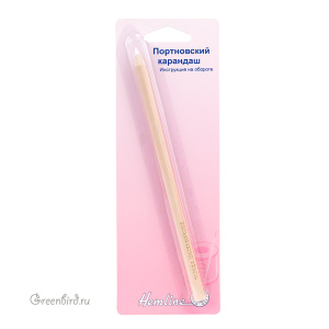 Портновский карандаш Hemline смываемый, белый, 1 шт.