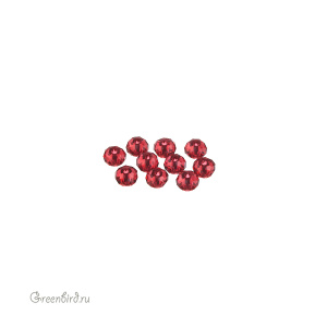 Swarovski 5040 Бусина Бриолетт 4х3 мм, алый (#276)