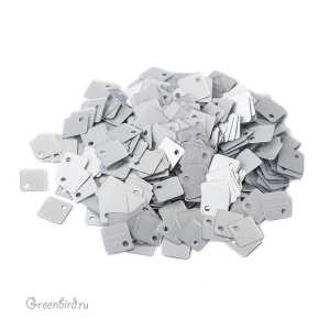 Пайетки Motivo M91G 5,5 мм – Argento Mt. (#916W)