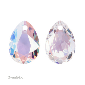 Swarovski 6433 подвеска Капля 16 мм, прозрачный с мерцанием (#001SHIM), 1 шт.