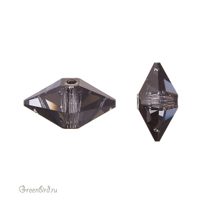 5747 Бусина Double Spike 16x8mm – Silver Night (#001SINI)