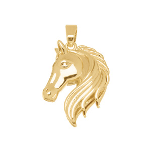Подвеска "Лошадка", цв. золото, 1 шт. (#SV1701-Pendant-166G)