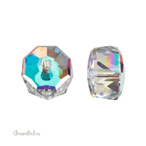 Swarovski 5045 Бусина Рондель 8 мм, прозрачный радужный (#001AB), 1 шт.