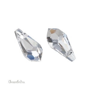 6000 подвеска Classic Drop 11x5,5mm – Crystal (#001)