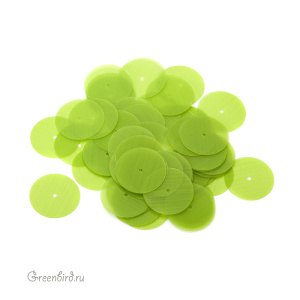 Пайетки 16мм плоские Acqua Marina (#746F)