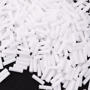 MIYUKI Bugle 6mm – Opaque White (#49) MIYUKI Bugle 6mm – Opaque White (#49)