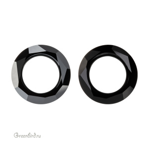 4139 Ring Fancy Stone 20 мм – Jet Hematite (#280HEM)