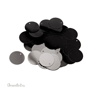 Пайетки Motivo M66 16мм – Nero (#9919)